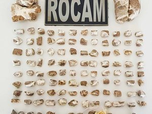 PM apreende menor flagrado com drogas em Lagoa da Canoa