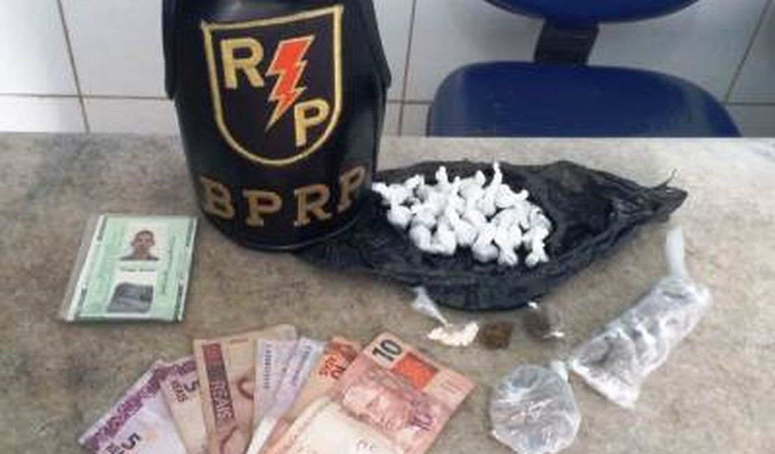 Três suspeitos de tráfico são presos em ocorrências distintas em Maceió