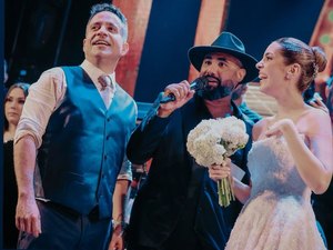 [Vídeo] Shows de Raí e Xand Avião marcam casamento do governador Paulo Dantas e Júlia Britto