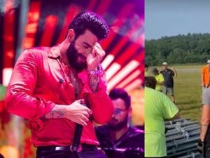 Gusttavo Lima mostra preparação para gravação de DVD nos EUA