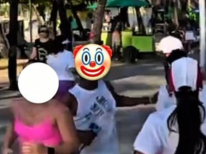 [Vídeo] Homem empurra grupo de mulheres durante corrida na orla de Maceió