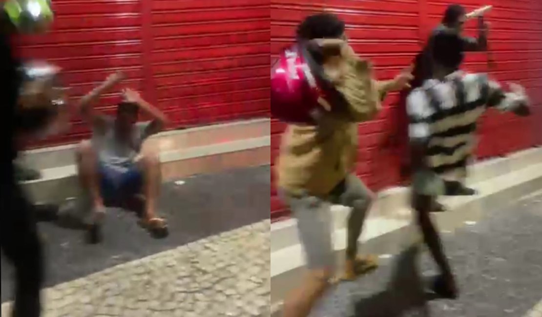 Dupla tenta furtar moto e é detida e agredida por motoboys no Centro de Arapiraca