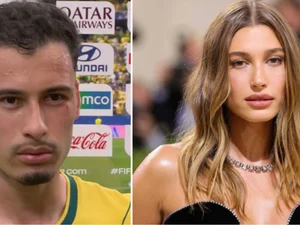 Semelhança entre Martinelli e Hailey Bieber viraliza. Compare fotos