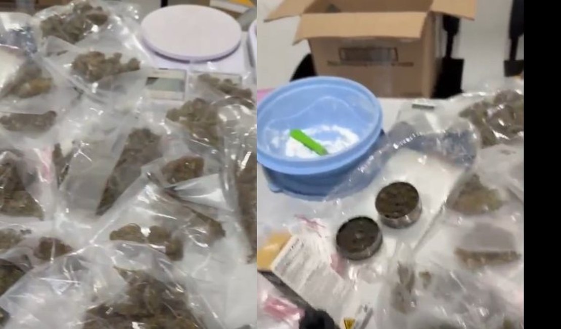 Traficante do Rio de Janeiro é preso com drogas dentro de casa em Arapiraca