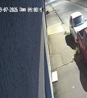 [Vídeo] Imagens mostram homem furtando peças de carro no Farol, em Maceió
