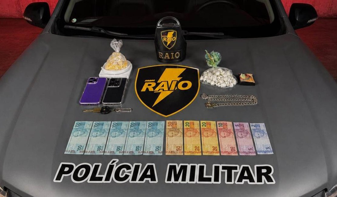 Casal é preso com drogas após tentativa de roubo na Pajuçara