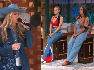 A Fazenda 17: Galisteu quebra protocolo em roça com recorde de votos