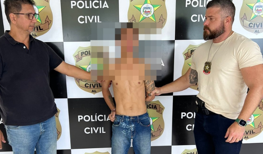 Preso suspeito da morte de motorista de app encontrado em canavial, em Maceió