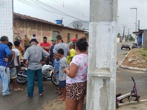Funcionário de supermercado atacadista sofre acidente em Arapiraca