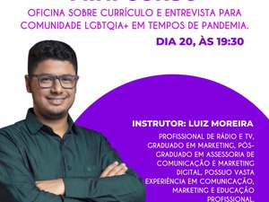 Centro de acolhimento oferece oficina gratuita sobre currículo da população LGBTQIA +