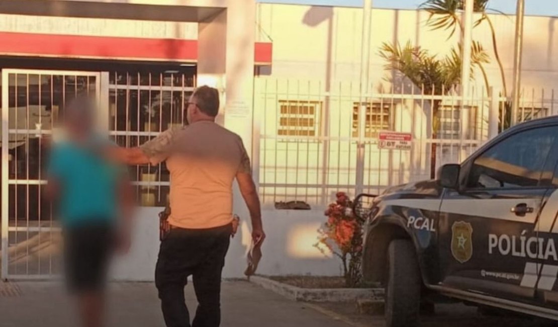 Polícia Civil prende idoso acusado de estuprar a própria neta em ação no interior de Alagoas