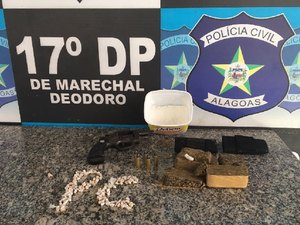Polícia prende seis pessoas por tráfico e apreende drogas e arma de fogo