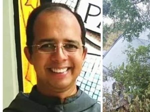 Frei perde controle de carro e veículo cai em ribanceira no Sertão