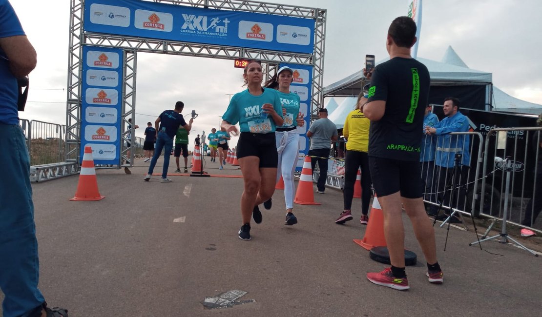 Cerca de 600 pessoas participaram da Corrida da Emancipação neste sábado (05)