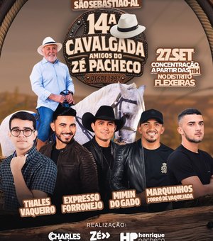 Atrações musicais de peso prometem animar Cavalgada Amigos do Zé Pacheco