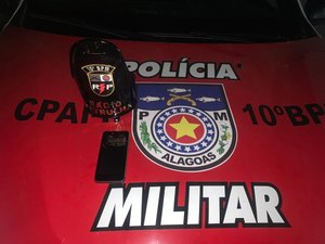 Em ação rápida, PM consegue recuperar celular roubado em Palmeira dos Índios