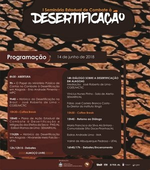 Semarh promove seminário sobre o combate à desertificação do solo