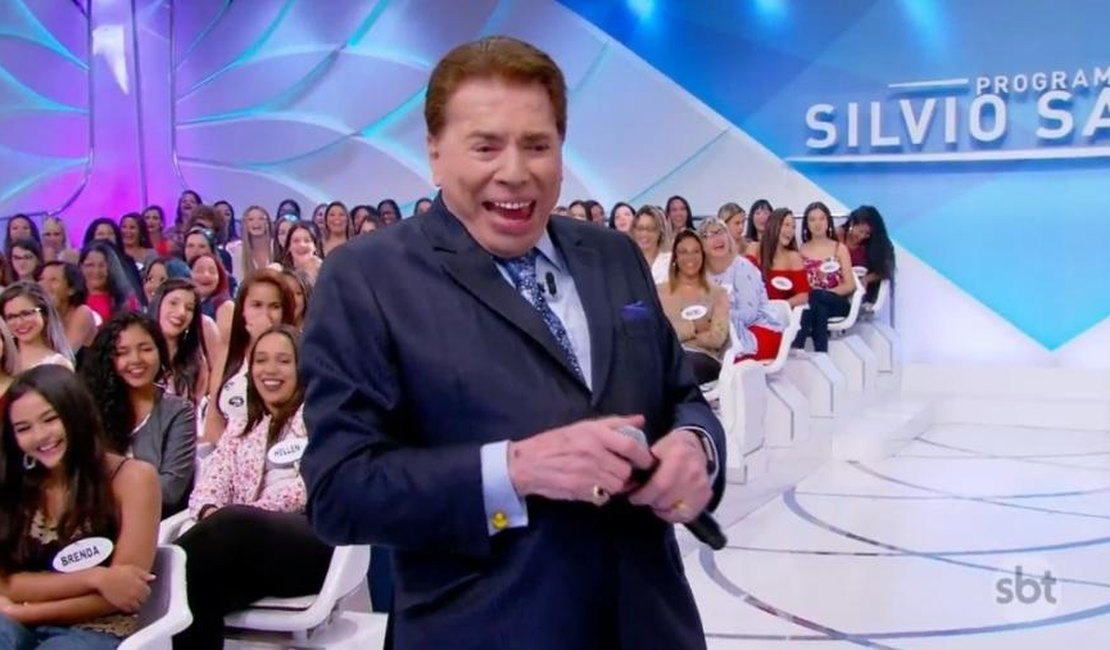 Silvio Santos expulsa bailarina do palco durante seu programa