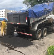 Maceió mantém serviço diário de manutenção de vias