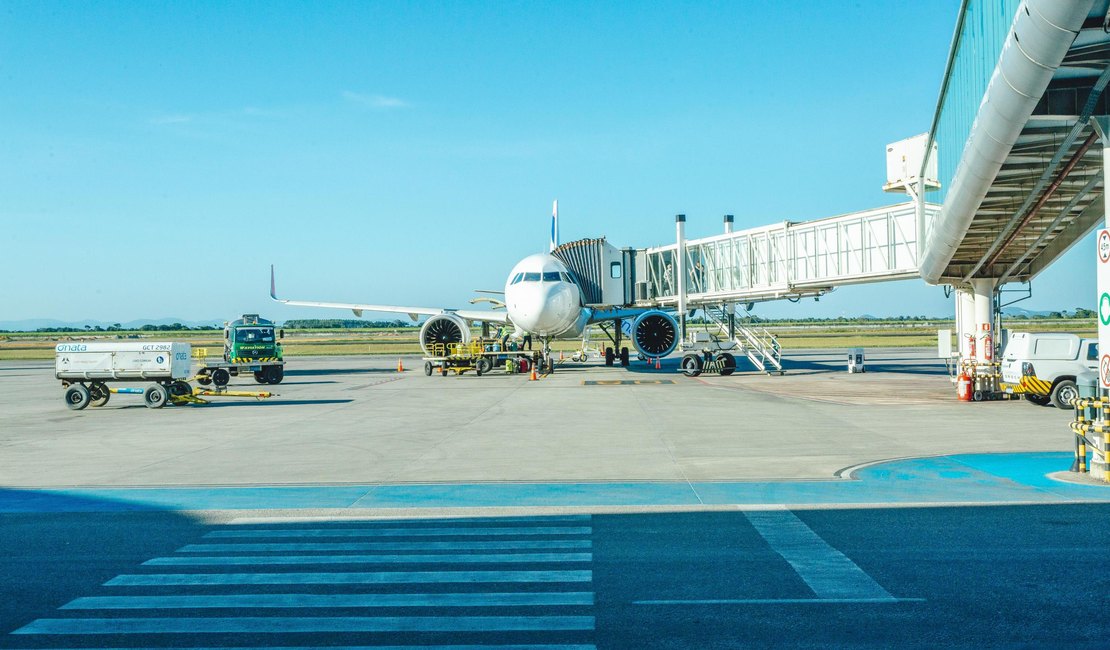 Alagoas está entre os 10 destinos nacionais que mais expandiram a malha aérea, aponta pesquisa