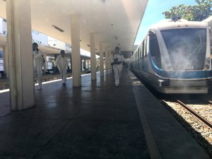 CBTU testa nova forma de limpeza dos trens para combater o coronavírus