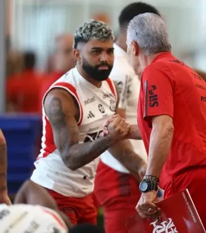 'Me corroendo': Gabigol desabafa e revela como era cotidiano com Tite no Flamengo