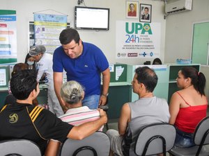 Marcelo Palmeira destaca atendimento da UPA do Benedito Bentes