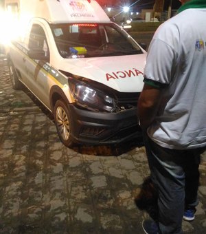Acidente envolvendo ambulância é registrado na AL 220, em Arapiraca 