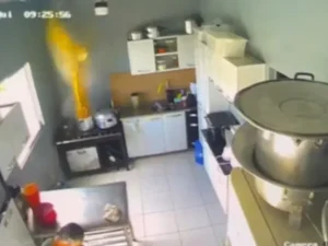 Panela de pressão explode e assusta cozinheira em restaurante no Sertão alagoano