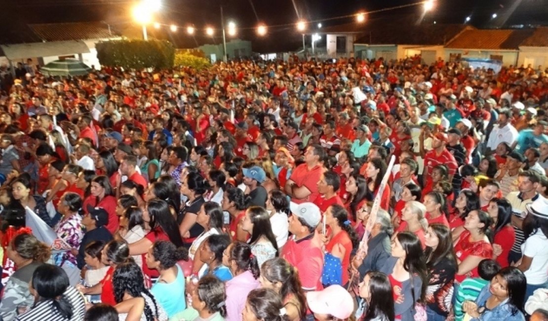 Erasminho Dias realiza  grande comício para selar vitória em Traipu