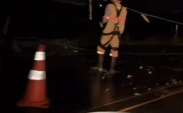 Vereador perde controle de carro e colide contra poste na AL-110 no Agreste de Alagoas