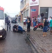 Acidente de trânsito deixa jovem ferida em Arapiraca
