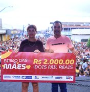 São Sebastião realiza Bingo das Mães com praça lotada e diversos prêmios