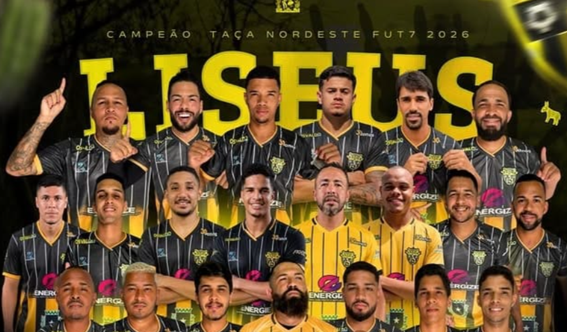 Esportistas de Girau vencem competição da Copa Nordeste de Fut7 em Maceió