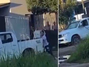 Marido detona caminhonete que achava ser de amante da esposa