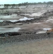 MPF aciona Justiça Federal após identificar extração ilegal de areia em área protegida de Marechal Deodoro