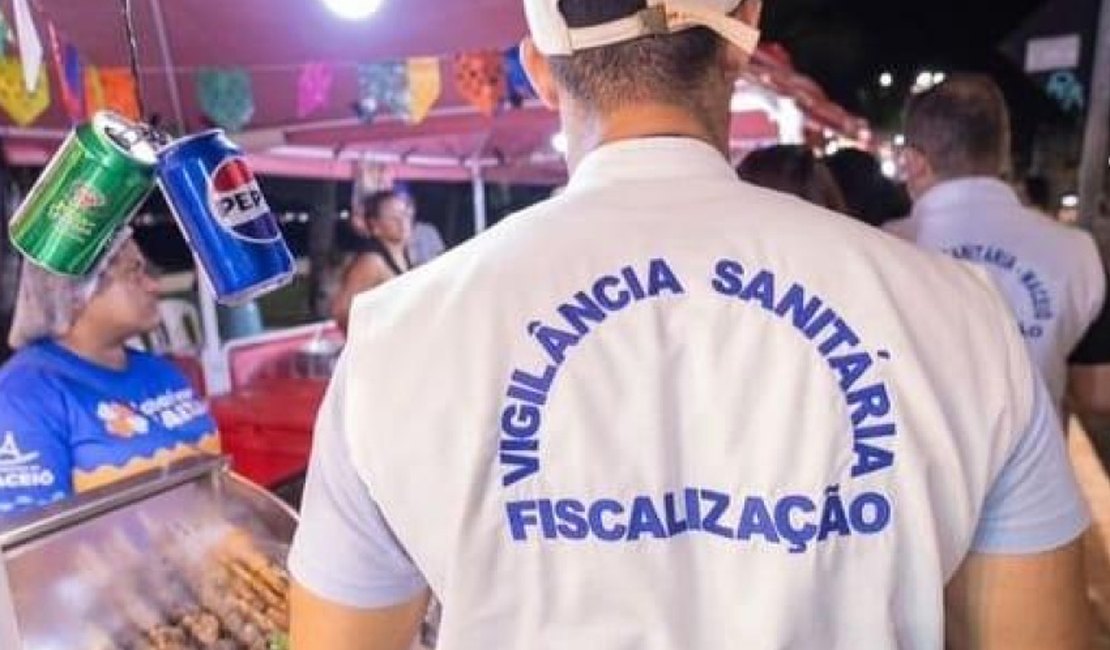 Vigilância Sanitária fiscaliza a venda de alimentos e bebidas no São João Massayó