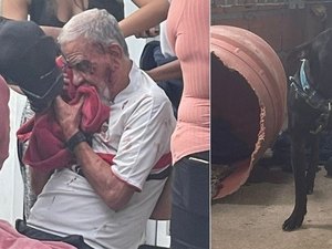 Idoso é atacado pelo pitbull da filha e fica com o rosto ferido