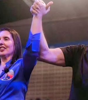 Pauline reafirma apoio a Arthur Lira durante visita de Renan Filho e Paulo Dantas