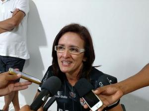 Mônica Suzy destaca arrecadação e agradece presença do torcedor em jogo treino