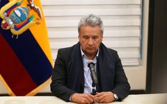 Lenín Moreno, presidente do Equador, confirma em coletiva de imprensa a morte dos jornalistas do jornal 'El Comercio' que foram sequestrados