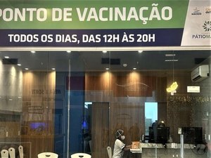 Ponto de vacinação do Shopping Pátio Maceió muda de local