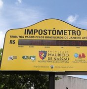 Impostômetro marca R$1 trilhão em arrecadamento nesta terça-feira