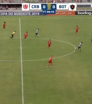 CRB empata com o Botafogo-PB e encara o Santa Cruz na segunda fase do Nordestão