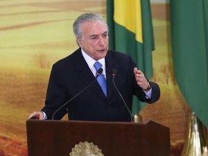 Temer grava pronunciamento que será exibido hoje à noite