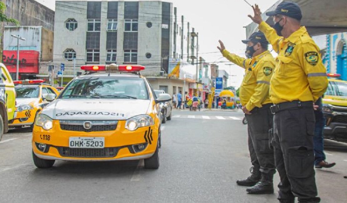Ruas do Centro de Arapiraca são interditadas para simulação de assalto a banco