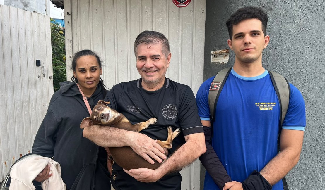 Cachorro amputado é devolvido por casal após mal-entendido em Arapiraca