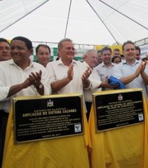 Governo inaugura obras para reforçar abastecimento de Palmeira dos Índios