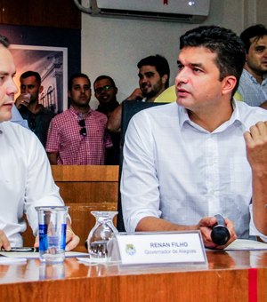 Prefeito e governador discutem expansão de saneamento em Maceió