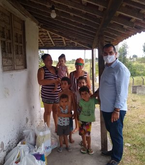 [Vídeo] Solidariedade: família da zona rural de Arapiraca recebe ajuda após matéria do 7Segundos
